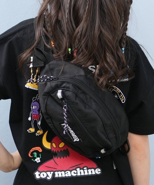 THRASHER/キッズ THR-291 ヒップバッグ ウェストポーチ ボディバッグ