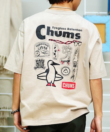 【ムラサキスポーツ別注】CHUMS(チャムス)半袖Tシャツ/アーカイブデザイン/ヘビーコットン/CH01-2413/ユニセックス/メンズ/レディース/ムラサキスポーツ