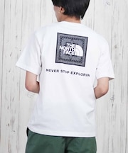 THE NORTH FACE/ ショートスリーブバンダナスクエアロゴティー NT32446 半袖Tシャツ スクエアロゴ ザ・ノースフェイス メンズ ムラサキスポーツ【正規代理店】