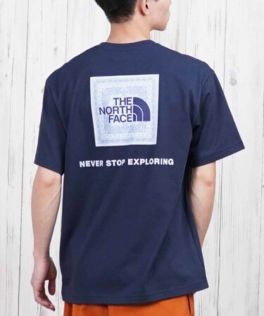 THE NORTH FACE/ ショートスリーブバンダナスクエアロゴティー NT32446 半袖Tシャツ スクエアロゴ ザ・ノースフェイス メンズ ムラサキスポーツ【正規代理店】