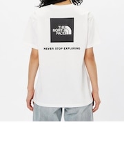 THE NORTH FACE/NTW32447 ショートスリーブバックスクエアーロゴティ 半袖Tシャツ 静電ケア ザ・ノースフェイス レディース ムラサキスポーツ【正規代理店】