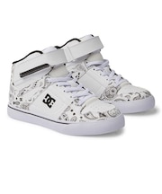 DC(ディーシー)/キッズ/ジュニア/シューズ/スニーカー/ハイカット/KS PURE HIGH-TOP SE EV SN(ピュア ハイトップ)/DK241006/ダンス/スケートボード/スケーター/ムラサキスポーツ