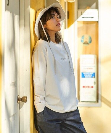 【ムラサキスポーツ別注】Ungrid(アングリッド)ラッシュガード ルーズシルエット 長袖ラッシュ 水陸両用 623119/レディース ムラサキスポーツ