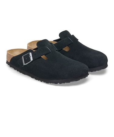 BIRKENSTOCK(ビルケンシュトック)レディース Boston LEVE ボストン 細身シルエット幅 スエード レザー サンダル シューズ コンフォート 1027067/ムラサキスポーツ