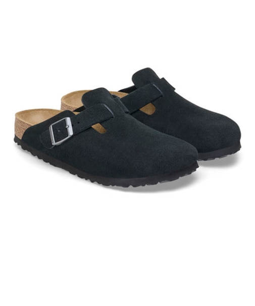 BIRKENSTOCK(ビルケンシュトック)レディース Boston LEVE ボストン 細身シルエット幅 スエード レザー サンダル シューズ コンフォート 1027067/ムラサキスポーツ