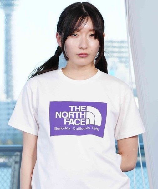 THE NORTH FACE(ザ・ノースフェイス) 半袖Tシャツ/ブランドロゴ/NTW32453/レディース/ムラサキスポーツ LL