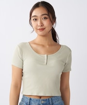 OP(オーピー)水着 ラッシュガード カップ付きリブTシャツ UVケア ユーティリティ 524448/レディース ムラサキスポーツ