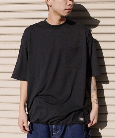 【ムラサキスポーツ限定】Dickies(ディッキーズ)半袖Tシャツ/ドロスト/裾ドローコード/LTD 80547900/2024モデル/ユニセックス/メンズ/レディース/ムラサキスポーツ