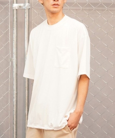 【ムラサキスポーツ限定】Dickies(ディッキーズ)半袖Tシャツ/ドロスト/裾ドローコード/LTD 80547900/2024モデル/ユニセックス/メンズ/レディース/ムラサキスポーツ