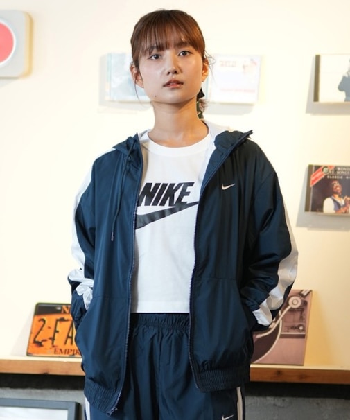 NIKE(ナイキ)ジップアップ/薄手ジャケット/ナイロン/ジャケット/FV6299-478/レディース/ムラサキスポーツ