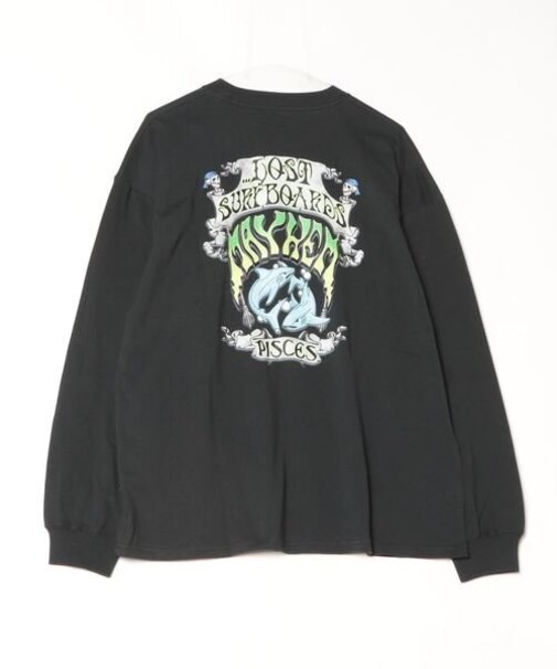 【ムラサキスポーツ限定】lost(ロスト)ロンT/長袖Tシャツ/バックプリント/L24F2206/ユニセックス/メンズ/ムラサキスポーツ