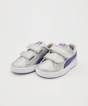 PUMA/キッズ ベビー 12.0~16.0cm スマッシュ 3.0 グリッツグラム V インファント 394688 子供 靴 シューズ スニーカー プーマ ムラサキスポーツ