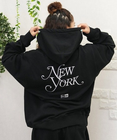 NEWERA(ニューエラ)長袖パーカー/刺繍ロゴ セットアップ対応/14350604/レディース/ムラサキスポーツ