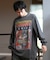 【ムラサキスポーツ限定】THRASHER(スラッシャー)ロンT/長袖Tシャツ/ピグメント加工/ビックシルエット/243TH1LT014/ユニセックス/メンズ/ムラサキスポーツ