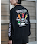 【ムラサキスポーツ限定】TOY MACHINE(トイマシーン)ロンT/長袖Tシャツ/ビックシルエット/バックプリント/MTMFELT4/ユニセックス/メンズ/ムラサキスポーツ