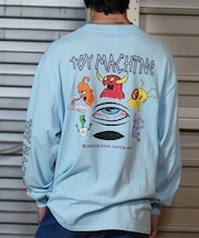 【ムラサキスポーツ限定】TOY MACHINE(トイマシーン)ロンT/長袖Tシャツ/ビックシルエット/バックプリント/MTMFELT4/ユニセックス/メンズ/ムラサキスポーツ
