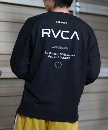 ムラサキスポーツ限定】RVCA(ルーカ)長袖Tシャツ/ロンT/バックプリント 
