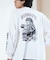 【ムラサキスポーツ限定】LURKING CLASS(ラーキングクラス)長袖Tシャツ/ロンT/バックプリント/ST24FTM03/ユニセックス/メンズ/ムラサキスポーツ