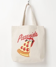PIZZANISTA!(ピザ二スタ)トートバッグ/ロゴトート/キャンバスバッグ/PNTB2403-02/雑貨/ユニセックス/メンズ/レディース/ムラサキスポーツ