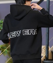 【ムラサキスポーツ限定】NEW ERA(ニューエラ)撥水加工/プルオーバーパーカー/テックスウェット/バックプリント/セットアップ対応 /14475186/ユニセックス/メンズ/ムラサキスポーツ