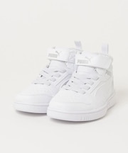 PUMA/17.0~21.0cm 393832 ハイカット リバウンド V6 ミッド AC+ インファン プーマ キッズ シューズ サンダル 男の子 女の子 ムラサキスポーツ
