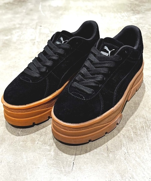 PUMA(プーマ)厚底/PUMA RIVO SUEDE リボ スエード/398342/シューズ/スニーカー/レディース/ムラサキスポーツ