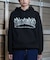【ムラサキスポーツ限定】THRASHER(スラッシャー)裏起毛/アップリケロゴ刺繍/プルオーバーパーカー/スウェッ/フーディー/ビッグシルエット/243TH1PK010/ユニセックス/メンズ/ムラサキスポーツ