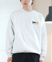 【ムラサキスポーツ限定】THRASHER(スラッシャー)裏起毛トレーナー クルーネックスウェット ワンポイントロゴ ビッグシルエット/243TH1TR004/ユニセックス/メンズ/ムラサキスポーツ