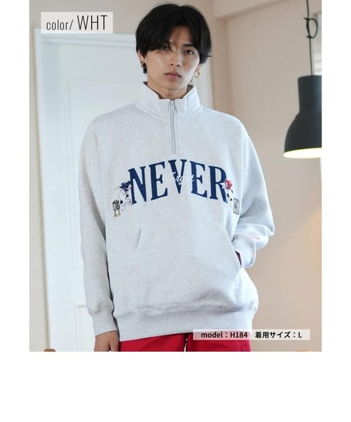 青森山田　ハーフジップ　Ｌ　値下げ中 FORGET NEVER フォーゲットネバー ハーフジップトレーナー