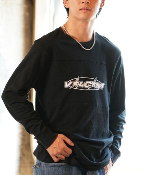 VOLCOM(ボルコム)長袖Tシャツ/ロンT/メッシュ生地/A5332400/ユニセックス/メンズ/ムラサキスポーツ