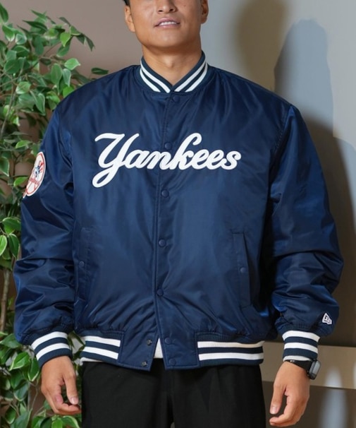 NEW ERA(ニューエラ)スタジャン/スタジアムジャケット/ニューヨーク・ヤンキース/NY/NWAP MLB STADIUM JK43/14399500/ユニセックス/メンズ/ムラサキスポーツ