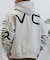 RVCA(ルーカ)ジップアップ /パーカー/ビッグロゴ/バックプリント/ルーズシルエット/BE042-044/BE042044/メンズ/ムラサキスポーツ