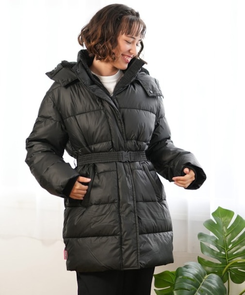 HUNTER/中綿 背負える ジャケット イントレピッド ミッドレングス パファー コート アウター WRO1512RTN ハンター レディース ムラサキスポーツ