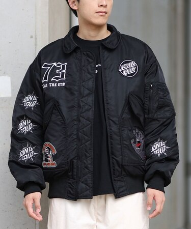 ムラサキスポーツ限定】SANTACRUZ(サンタクルーズ) MA1/ボンバー 
