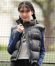RVCA(ルーカ)中綿/ベスト/フェイクレザー/BE04D-756/BE04D756/レディース/ムラサキスポーツ