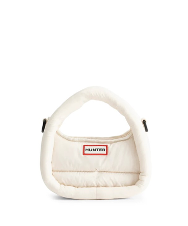 HUNTER/3.75L FRAMED PUFFER MINI HOBO 2WAY ハンドバッグ クロスボディバッグ UBX3711KBM フレイムド パファー ミニ ホーボー ハンター/ユニセックス レディース メンズ ムラサキスポーツ