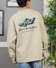 【ムラサキスポーツ限定】 lost(ロスト)ロンT/長袖Tシャツ/バックプリント/オーバーサイズ/L25S2203/ユニセックス/メンズ/ムラサキスポーツ