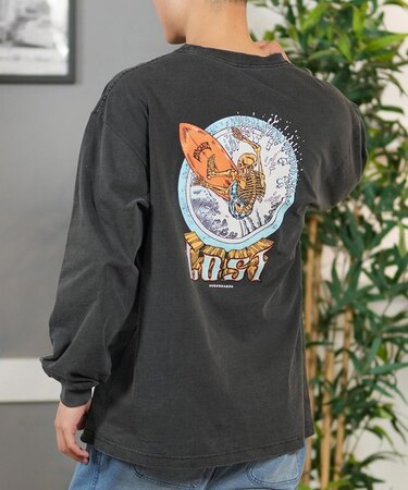 【ムラサキスポーツ限定】 lost(ロスト)ロンT/長袖Tシャツ/バックプリント/オーバーサイズ/L25S2204/ユニセックス/メンズ/ムラサキスポーツ