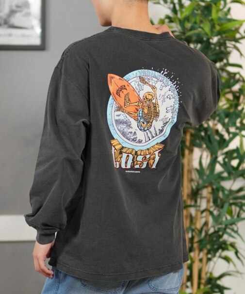 【ムラサキスポーツ限定】 lost(ロスト)ロンT/長袖Tシャツ/バックプリント/オーバーサイズ/L25S2204/ユニセックス/メンズ/ムラサキスポーツ