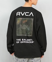 RVCA(ルーカ)長袖Tシャツ ロンT ボックスロゴ オーバーサイズ/BF041-153 BF041153/ユニセックス/メンズ/ムラサキスポーツ