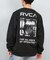 【ムラサキスポーツ限定】RVCA(ルーカ)長袖Tシャツ ロンT ボックスロゴ オーバーサイズ/BF041-158 BF041158/ユニセックス/メンズ/ムラサキスポーツ