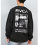 【ムラサキスポーツ限定】RVCA(ルーカ)長袖Tシャツ ロンT ボックスロゴ オーバーサイズ/BF041-158 BF041158/ユニセックス/メンズ/ムラサキスポーツ