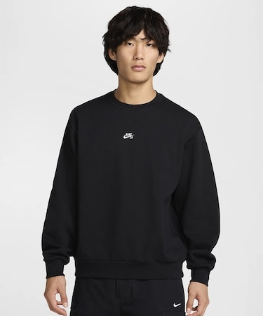 NIKE SB(ナイキエスビー)スウェット 長袖トレーナー LOGO SB フリース スケートボードクルー FV7354-010/メンズ ムラサキスポーツ