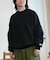 【限定】DEAR LAUREL(ディアローレル)裏起毛トレーナー クルーネック スウェット ワンポイント ブラックレター D24F1101 ユニセックス メンズ ムラサキスポーツ限定