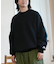 【限定】DEAR LAUREL(ディアローレル)裏起毛トレーナー クルーネック スウェット ワンポイント ブラックレター D24F1101 ユニセックス メンズ ムラサキスポーツ限定