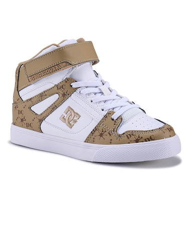DC SHOES(ディーシーシューズ)キッズ/PURE HIGH-TOP SE EV SN/DK251005/ハイカット/マジックテープ/シューズ/スニーカー/ムラサキスポーツ