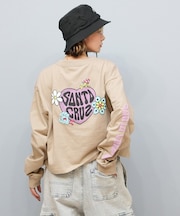 SANTACRUZ(サンタクルーズ)ロンT/長袖Tシャツ/バックプリント/クロップド丈/502251432/レディース/ムラサキスポーツ