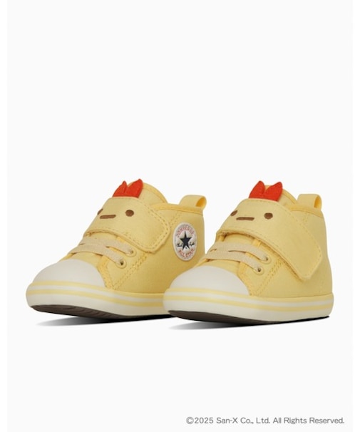 すみっコぐらし×CONVERSE(コンバース)エビフライのしっぽ/BABY ALL STAR N SUMIKKOGURASHI V-1/37303492/ベビー キッズ スニーカー シューズ ベルクロ/通園 通学/ムラサキスポーツ