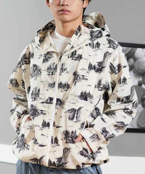 THE NORTH FACE(ザ・ノースフェイス)撥水 総柄 防風/Novelty
