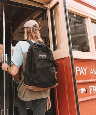 JANSPORT/28L RIGHT PACK ライトパック JS0A4QVA008 BLACK バックパック デイパック リュック ジャンスポーツ ユニセックス メンズ レディース ムラサキスポーツ